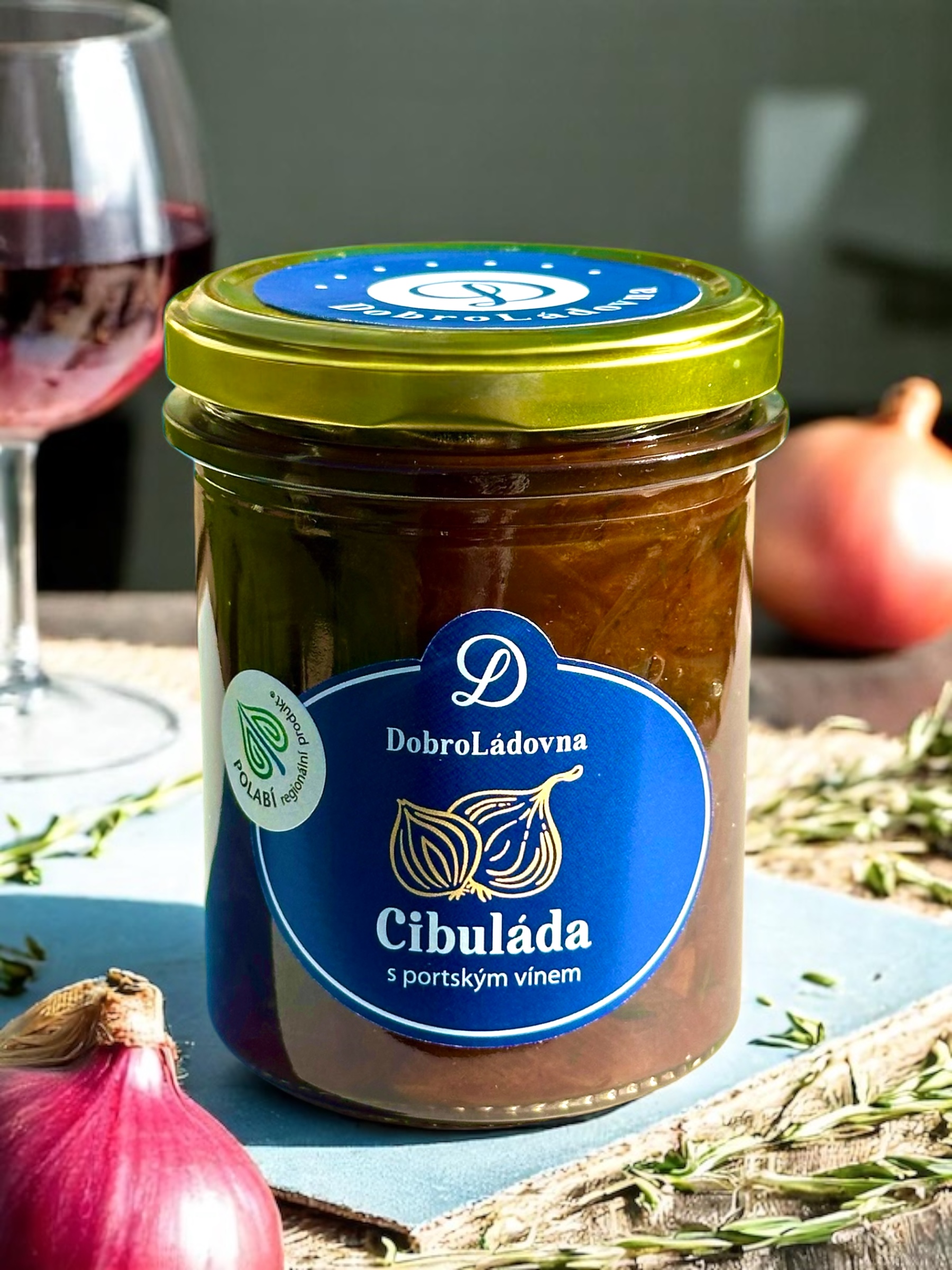 Cibuláda - cibulové čatní s portským vínem Dobroládovna