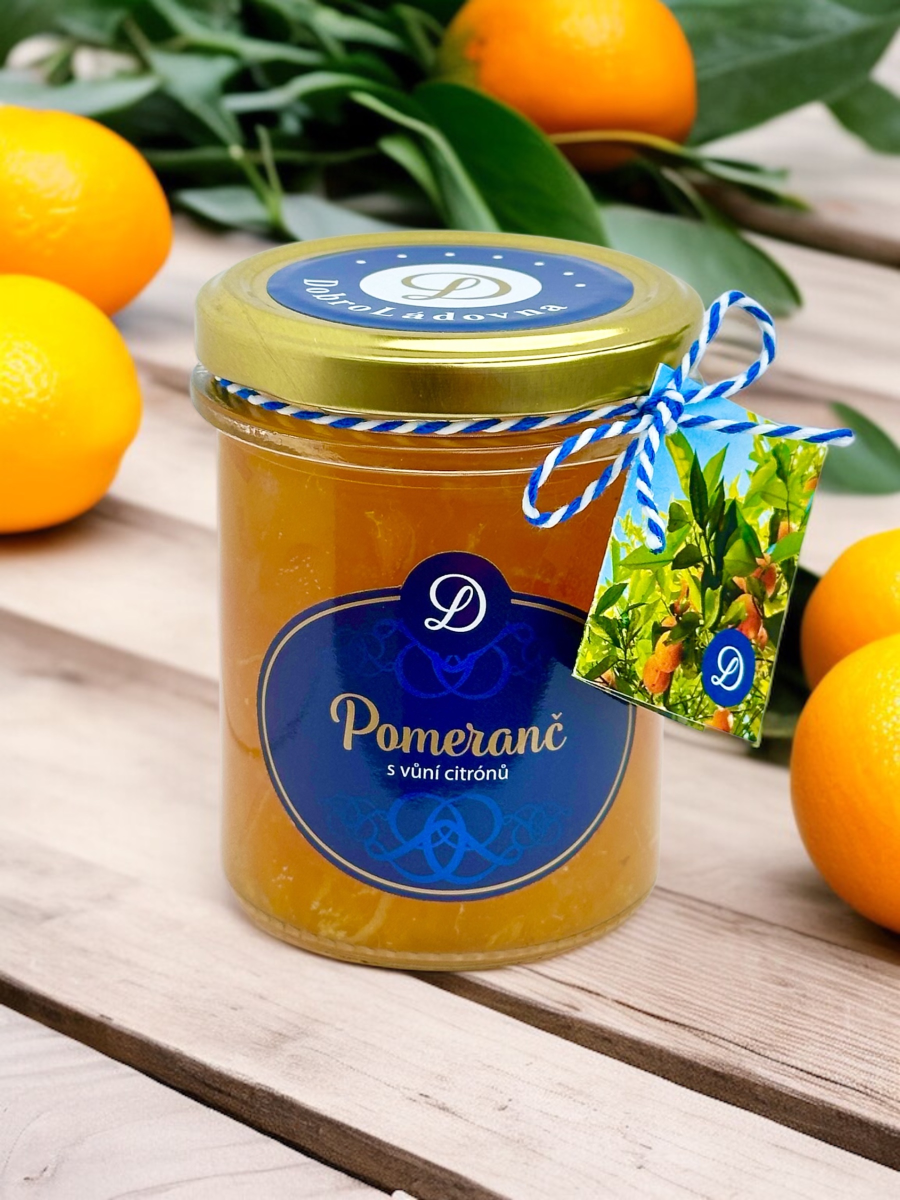 Pomerančová marmeláda s vůní citrónů Dobroládovna