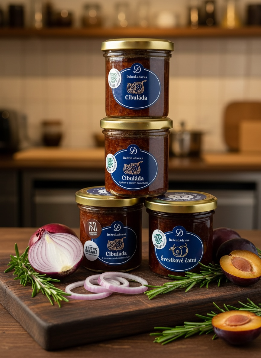 Grilovací set 3+1 ZDARMA Cibulády a čatní k sýrům, steakům a do burgerů